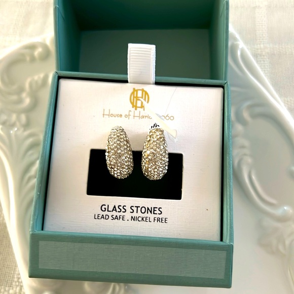 House of Harlow 1960 tear drop earrings - Picture 1 of 4